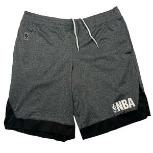 NBA Basketball Shorts Mens Medium Gray Athletic Gym Training Activewear